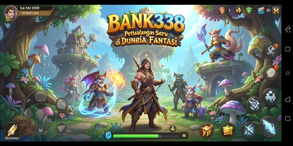 Screenshot gameplay BANK338 menunjukkan aksi petualangan yang mendebarkan.