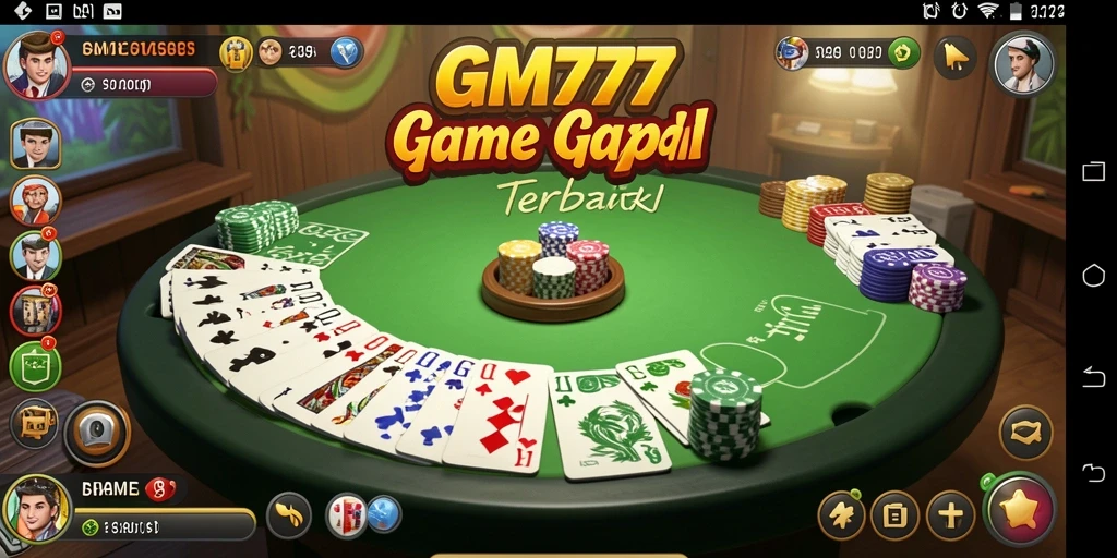 Tampilan gameplay Gaple yang menarik dan interaktif.
