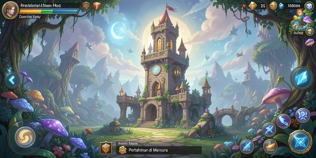 Gameplay seru Tower Defense dalam HO3 dengan menara strategis.