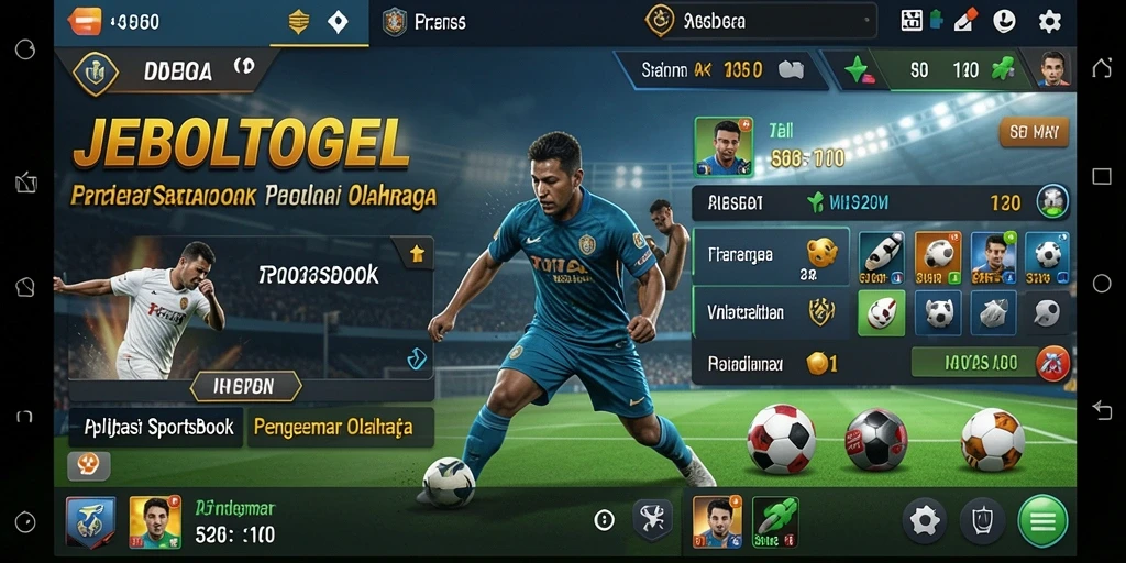 Tampilan antarmuka JEBOLTOGEL saat melakukan taruhan olahraga.