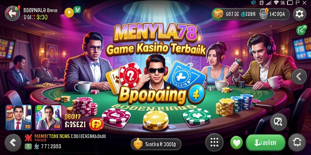 Tampilan nyata gameplay Kasino yang mengasyikkan.