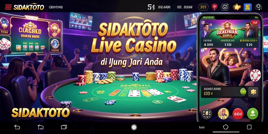 Screenshot menampilkan dealer live dalam permainan kasino langsung yang seru.